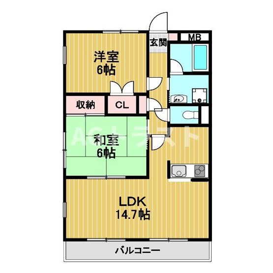 【間取り】 | リーベン上尾