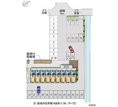 【駐車場】 | レオパレスセントラル山口Ⅱ | 画像4