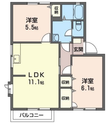 【間取り】 | ラプラーサAB
