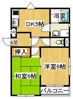 ファミーユ船橋の間取り