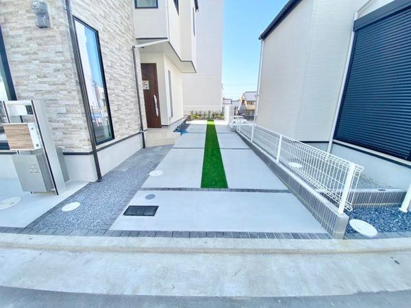 岸和田市岸城町の駐車場