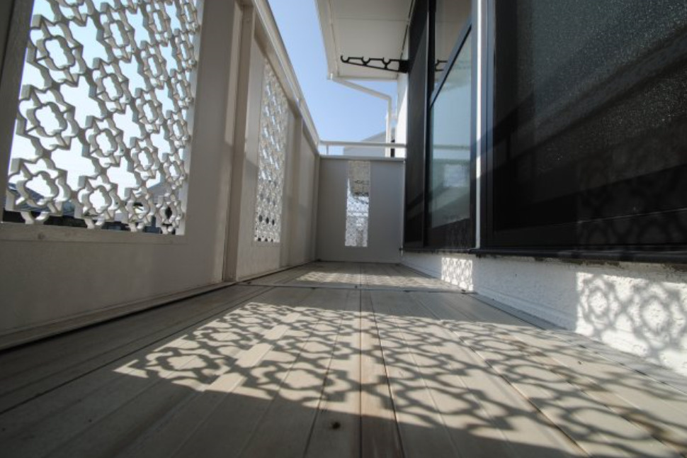 グリーンタウン津留崎のバルコニー|陽当たり良好なバルコニーです