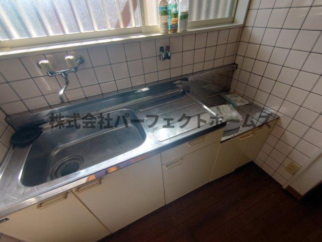 松栄ハイツのキッチン|お料理しやすいキッチンです