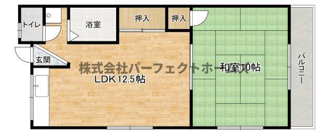 松栄ハイツの間取り