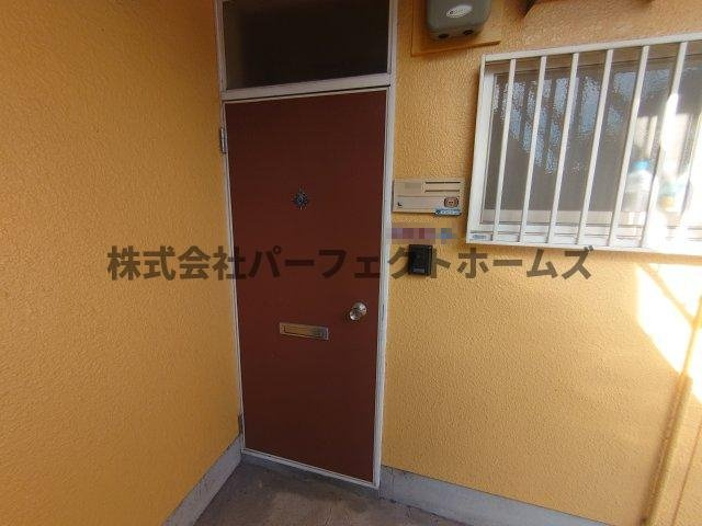 松栄ハイツの玄関|毎日通る玄関はこちらです