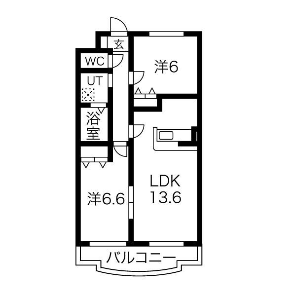 プリミエール清水の間取り