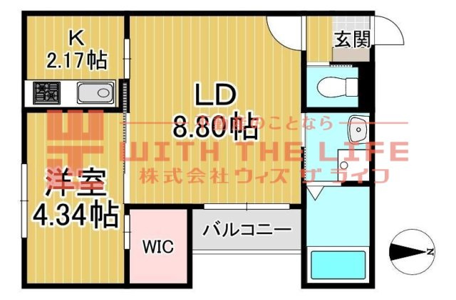 ＢＲＡＶＥ　ＢＡＳＥ　久留米東【キャッシュバック対象物件】の間取り