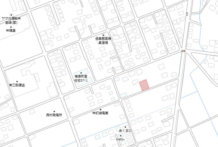 北諸県郡三股町大字蓼池の売地の土地図