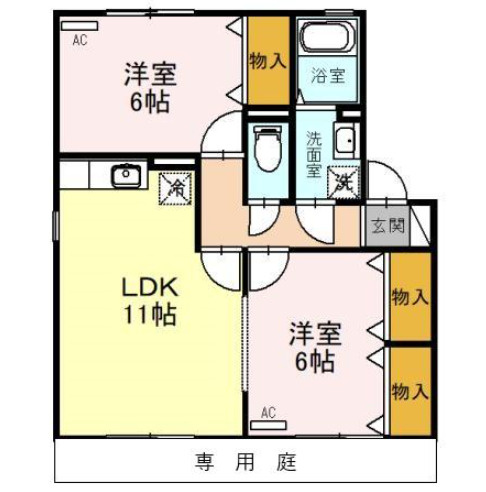 【間取り】 | セジュールR
