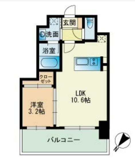 【間取り】 | ビエネスタ千代県庁口
