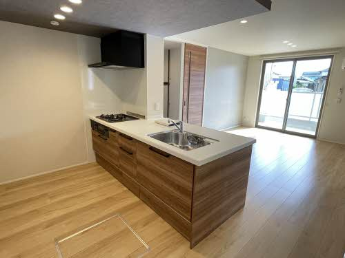 熊本市南区御幸笛田２丁目のアパートのキッチン
