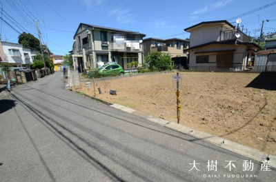 【前面道路含む現地写真】 | 座間市栗原中央1丁目　売地　全2区画　