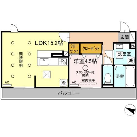 D'プレイス八王寺の間取り