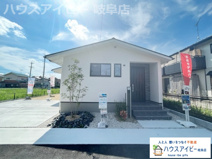 瑞穂市野田新田平屋の新築建売全2棟！間取り変更可能な4LDK！広々リビング！お庭付き♪の画像