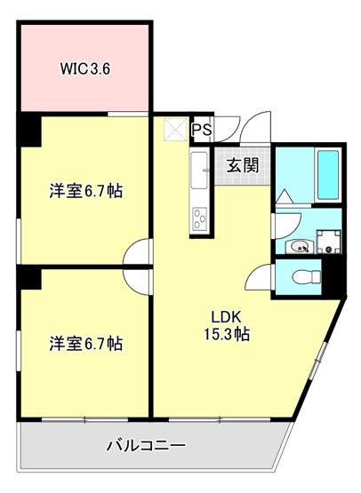 【間取り】 | レシア六甲
