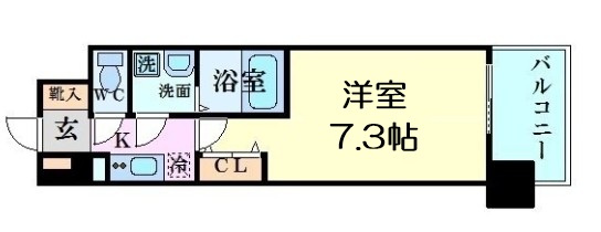【間取り】 | ジュネーゼグラン福島Ebie