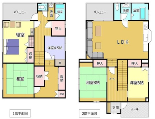 【間取り】 | 伊東市吉田　戸建