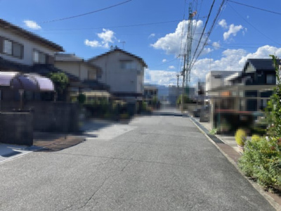 【前面道路含む現地写真】 | 大津市本堅田1丁目1-11　新築戸建 | 2023年09月　撮影