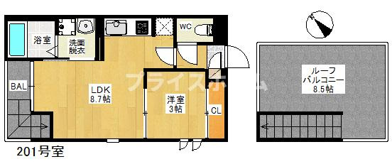 【間取り】 | GRANDTIC HAKOZAKI