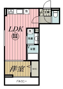 ウィン　ヴェール２１の間取り