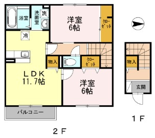 【間取り】 | ソレイユ鴨宮
