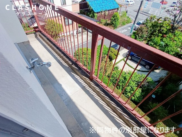 大栄コーポ　　　刈谷市近郊の賃貸はクラスホームのバルコニー