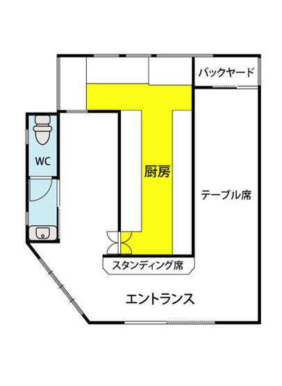 【間取り】 | 美野島１丁目店舗