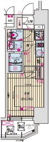 【間取り】 | プレサンス大阪ゲートシティ