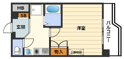 ラナップスクエア天満プライムの間取り