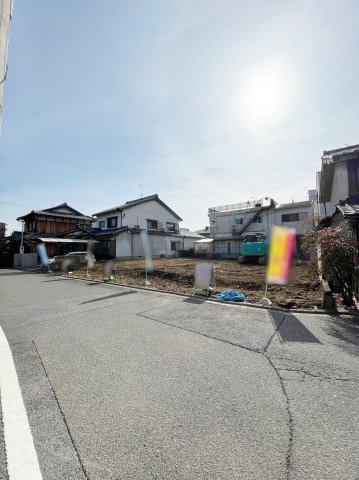 牛ヶ瀬弥生町3号地の前面道路含む現地写真