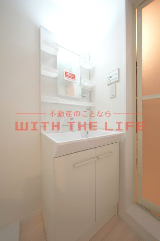 エクシア久留米大学駅前【キャッシュバック対象物件】の洗面所|独立洗面台です