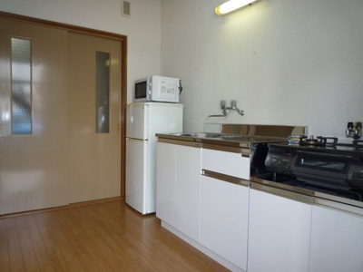 【キッチン】 | 白幡ハイツＡ棟 | 冷蔵庫・電子レンジ付き