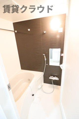 ピュアコートの浴室|日々の疲れを癒すお風呂付です