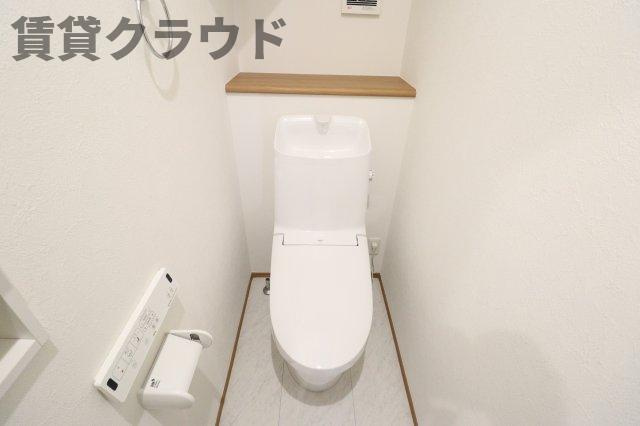 GKタウンのトイレ|落ち着いた色調のトイレです