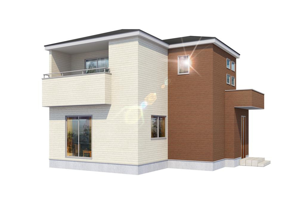 グラファーレ　岡山市南区藤田(第3)【仲介手数料無料】の外観パース