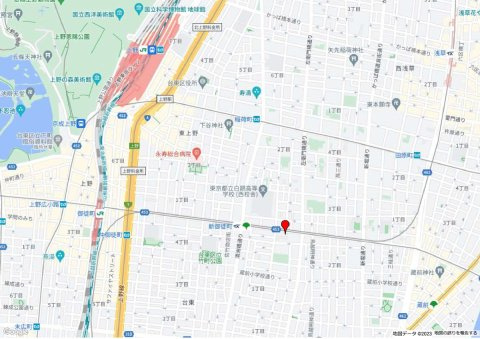 新御徒町妙見屋ビルの地図