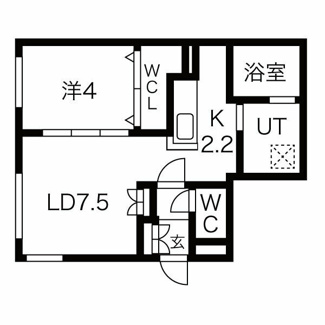【間取り】 | アルファスクエア琴似1条