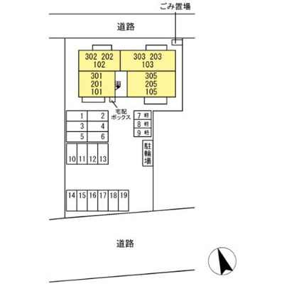 【区画図】 | ル・シエル・ブルー | 【ル・シエル・ブルー 】