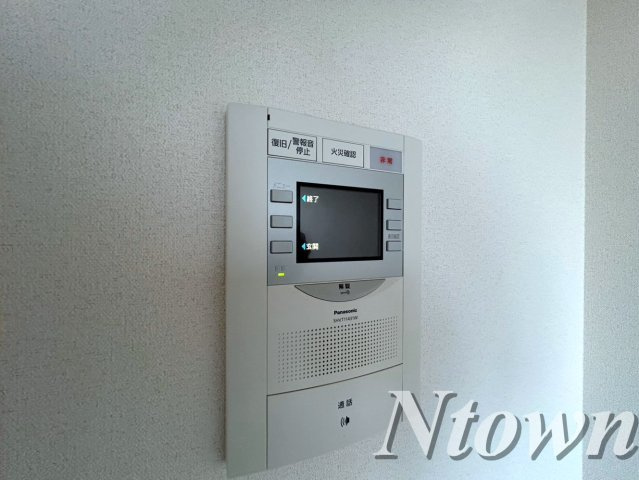 【セキュリティ】 | プレサンス名古屋グロウ | モニタ付きインターホンです。