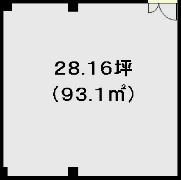 栗東市手原５丁目の店舗事務所の間取り