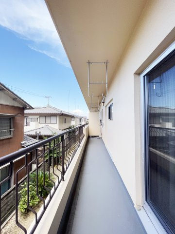コォーリングマンションⅡのバルコニー