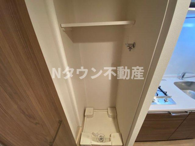 【その他】 | プレサンスジェネ千種内山 | 洗濯機置き場です