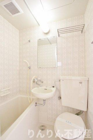【浴室】 | 山本ハイツ | コンパクトで使いやすいお風呂です