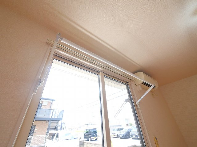 メゾンボナールの設備|室内物干しです