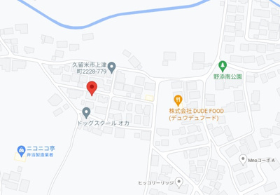 【地図】 | 久留米市上津町