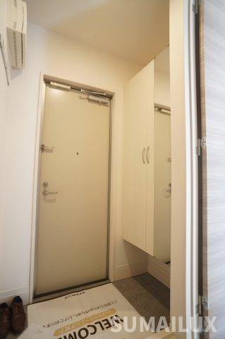 熊本市南区南高江７丁目のアパートの玄関