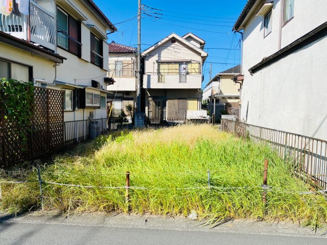 鶴ヶ島市松ヶ丘3丁目　売地の外観|現地（2023年9月）撮影　建築条件なし売地！お好きなハウスメーカーや工務店で建築可能です♪