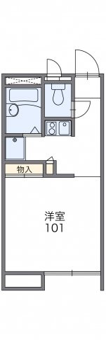 レオパレスそれいゆの間取り|代表的な間取のため実際の間取とは異なる場合があります