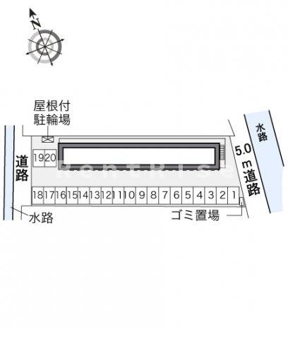レオパレス下川田の駐車場