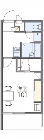 レオパレス神山の間取り|代表的な間取のため実際の間取とは異なる場合があります